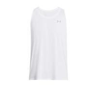 Under Armour Camiseta sin mangas Launch Singlet ligera y de secado rápido blanco/reflectante