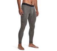 Under Armour Leggings Coldgear para Hombre, Carbón Jaspeado Claro (020)/Negro, Large