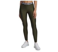 Under Armour Leggings Heatgear Authentics para Mujer, Expedition Verde/Blanco, Large