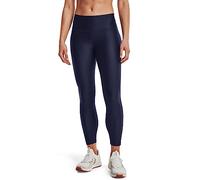 Under Armour Leggings Heatgear de Cintura Alta 7/8 para Mujer, Azul Marino Medianoche (410)/Blanco, Small