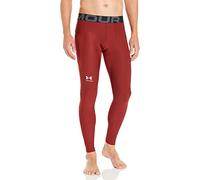 Under Armour Leggings Heatgear para Hombre, Cardenal (625)/Blanco, Medium