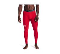 Under Armour Leggings Heatgear para hombre – Rojo/Blanco – Talla M