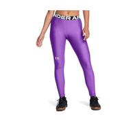 Under Armour Leggings HeatGear transpirables para mujer, Blanco suntuoso, M