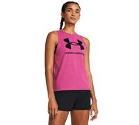 Under Armour Live Sportstyle Graphic Tank Camiseta, 686 Astro Pink Black, S Mujeres