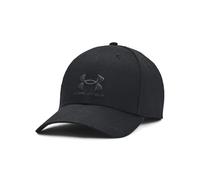 Under Armour Lockup Adj Gorra con visera y cierre ajustable, cómoda gorra deportiva para hombre, color negro/negro