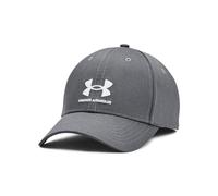 Under Armour Lockup Adj Gorra con visera y cierre ajustable, cómoda gorra deportiva para hombre, color gris campo/blanco