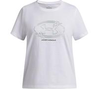 Under Armour Logotipo de estrella para niños, blanco/negro, 13 años