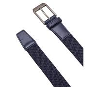 Under Armour M Braided Golf Belt Cinturón deportivo para hombre, cinturón trenzado para el golf o el uso diario, color azul medianoche/azul medianoche