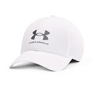 Under Armour M Iso-chill Armourvent STR Gorra de béisbol para hombre, gorra deportiva transpirable con visera, color blanco/blanco