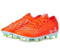 Under Armour Magnetico Select 4 Jr - Tenis de fútbol para niño, Ares Red/Ares Red/Stream, 1 Little Kid