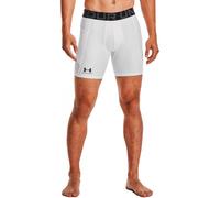 Under Armour - Malla corta HeatGear Compression, Hombre, White-Black, 3XL