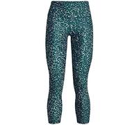 Under Armour Mallas para Mujer Heatgear Armour con Estampado de Tobillo Warmup Bottoms, Tourmaline Teal, Extra-Small