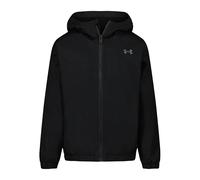 Under Armour Manataug Chaqueta Cortavientos con Capucha para Niño/Niña - Ligera, Cortavientos y Repelente al Agua, Chaqueta de Entretiempo para Colegio y Deporte, Negro, 14 años