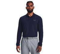 Under Armour Matchplay - Polo de Golf de Manga Larga para Hombre, (410) Midnight Navy/Pitch Gray, Medium