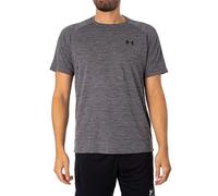 Under Armour Md Camiseta, Hombre, Castlerock/Negro, M-L