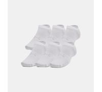 Under armour Medias Fantasmas Ua Essential (6 Pares ),Unisex - 100 (White / Halo