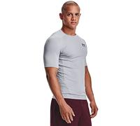 Under Armour Men's Armour HeatGear Compression Short-Sleeve T-Shirt, Mod Gray (011)/Black, Large