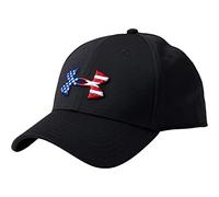 Under Armour Men's Freedom Blitzing Hat, Black (001)/Red, Small/Medium