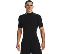 Under Armour Men's HeatGear Armour Comp Mock Short Sleeve T-Shirt Bla
