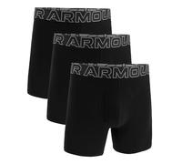 Under Armour Men's Performance Cotton 6" 3 Pack Solid Boxer Briefs Boxers Hombre (Pack de 3)
