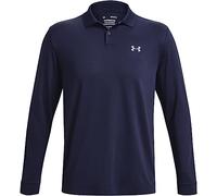 Under Armour Perf - Polo de Manga Larga para Hombre, Color Azul Marino Medianoche, Talla XL, Azul, XL