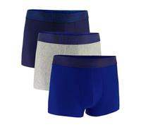 Under Armour Men's Performance Tech 3" 3 Pack Solid Boxer Briefs, Boxers de los Hombres, Royal/Steal Heather/Midnight Navy,