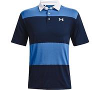 Under Armour Men's Playoff 2.0 Golf Polo , Victory Blue (479)/Rush Red Tint , Medium