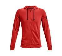 Under Armour Men's Rival Terry Full-Zip Hoodie , Radiant Red (839)/Black , Mediu