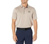 Under Armour Men's Standard Tech Golf Polo, (236) Sahara / / Black, 3X-Large