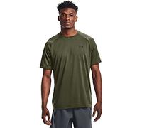 Under Armour Men's Tech 2.0 Novelty Short-Sleeve T-Shirt , Marine Od Green (390)/White , Medium