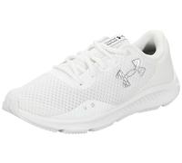 Under Armour Men's UA Charged Pursuit 3 Running Shoes, Rendimiento técnico Hombre, 101 White White Metallic Silver, 45 EU
