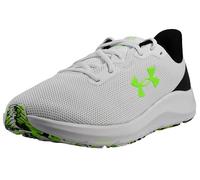 Under Armour Men's UA Charged Pursuit 4 Running Shoe, White Black Hyper Green, 44 EU