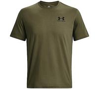 Under Armour Men's UA Sportstyle Left Chest Short Sleeve Shirt Camiseta, Hombre, Verde, S