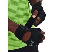Under Armour Men's Weightlifting Gloves Guantes sin dedos para hombre, guantes de hombre para entrenar, color negro/negro/gris campo