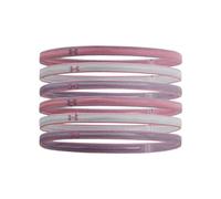 Under Armour Mini diademas para mujer, paquete de 6, (698) elixir rosa/gris violeta/gris violeta, talla única