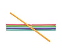 Under Armour Mini elásticos para mujer, paquete de 6, (695) rosa aero/blanco, talla única