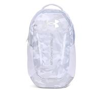 Under Armour Mochila Hustle 6.0, Gris Mod/Plateado Metálico, Una talla le queda a la mayoría, Mochila Hustle 6.0