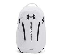 Under Armour Mochila Hustle 6.0 unisex para adultos, (100) blanco/negro, talla única
