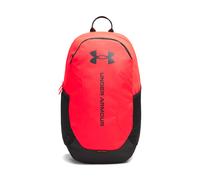 Under Armour Unisex Hustle Lite Backpack, Mochila deportiva duradera con diseño repelente al agua, Práctica mochila de gimnasio con panel inferior reforzadoRacer Red / / Black,OSFM