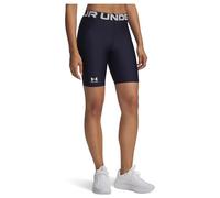 Under Armour Mujer Heatgear 8in Short, Pantalones Cortos de Entrenamiento Transpirables y de Secado rápido, Pantalones Cortos Deportivos cómodos con tecnología antiolorMidnight Navy / / White,XS