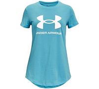 Under Armour Mujer Live Sportstyle Graphic Camiseta Manga, Azul/Blanco, S