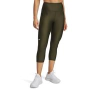 Under Armour Mujer Tech Hi Capri, leggings deportivos hasta la pantorrilla súper ligeros, pantalones de gimnasio elásticos con cinturilla antideslizante y bolsillo lateralExpedition Green / / White,MD