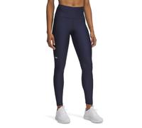 Under Armour Mujer Tech HiRise Legging, Leggings Deportivos súper Ligeros y moldeadores, Pantalones de Gimnasio elásticos con Cinturilla Antideslizante y Bolsillo lateralWashed Navy / / White,SM