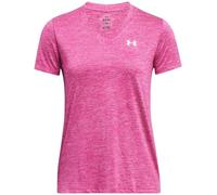 Under Armour Mujer Tech Short Sleeve Crew Neck Twist, Cómoda Camiseta de Manga Corta, Camiseta Deportiva para Gimnasio, Entrenamiento y Ropa casualSuper Pink / / White,XXL