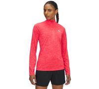 Under Armour Mujer Tech Short Sleeve V-Neck Twist, Cómoda Camiseta de Manga Corta con Cuello en V, Camiseta Deportiva para Gimnasio, Entrenamiento y Ropa casualRacer Red / / White,SM