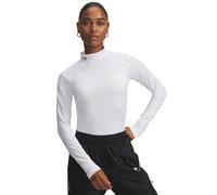 Under Armour Camiseta para mujer UA CG Authentics Mockneck ColdGear® Blanco XS