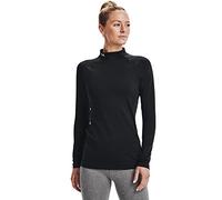 Camiseta de mujer Under Armour Authentics Mockneck Talla: S / Color: negro