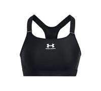 UNDER ARMOUR Sujetador deportivo negro / blanco, Talla L