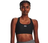 Sujetador deportivo negro under armour heatgear mid mujer XS