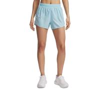 Under Armour Mujeres Fly by 3In Short Laufbekleidung Pantalones Cortos Blue/Stream - Azul L